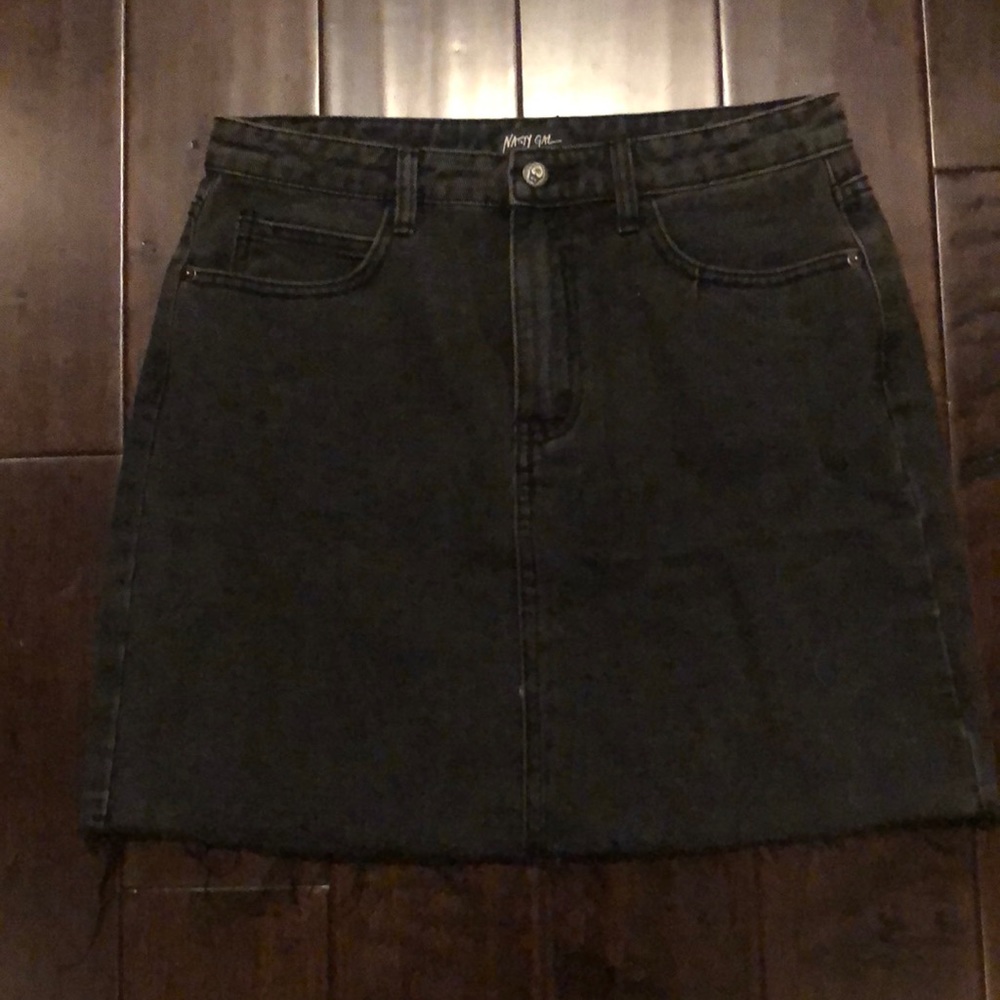 Nasty gal high waisted mini skirt.